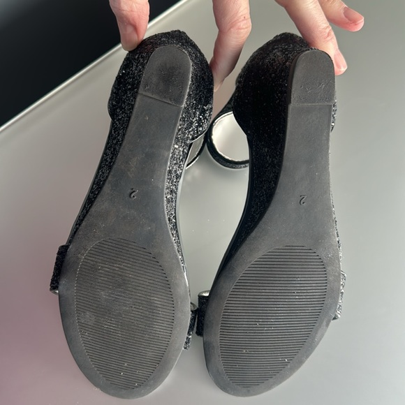 Nina Sparkle Wedge Sandals - little girl size 2 - Picture 2 of 3